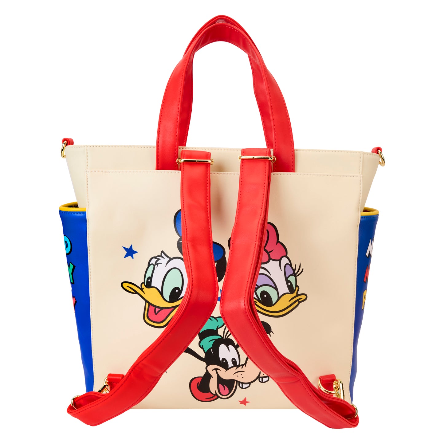 LF DISNEY MICKEY AND FRIENDS CONVERTIBLE BACKPACK & TOTE BAG