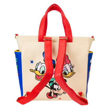 LF DISNEY MICKEY AND FRIENDS CONVERTIBLE BACKPACK & TOTE BAG