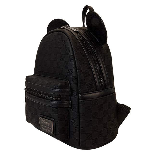 Mickey Mouse Checkered Texture Mini Backpack
