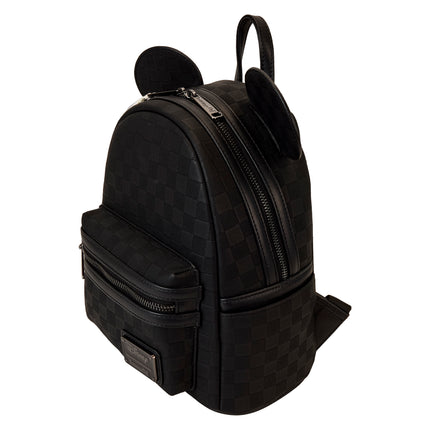 Mickey Mouse Checkered Texture Mini Backpack