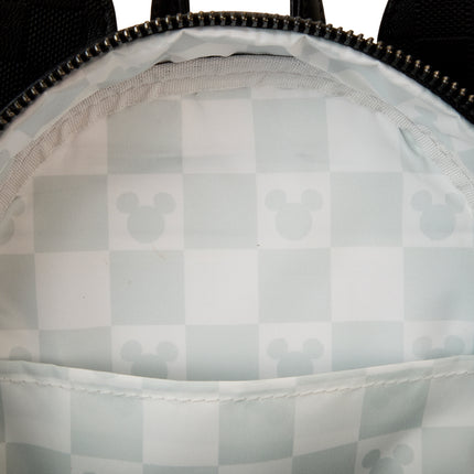 Mickey Mouse Checkered Texture Mini Backpack