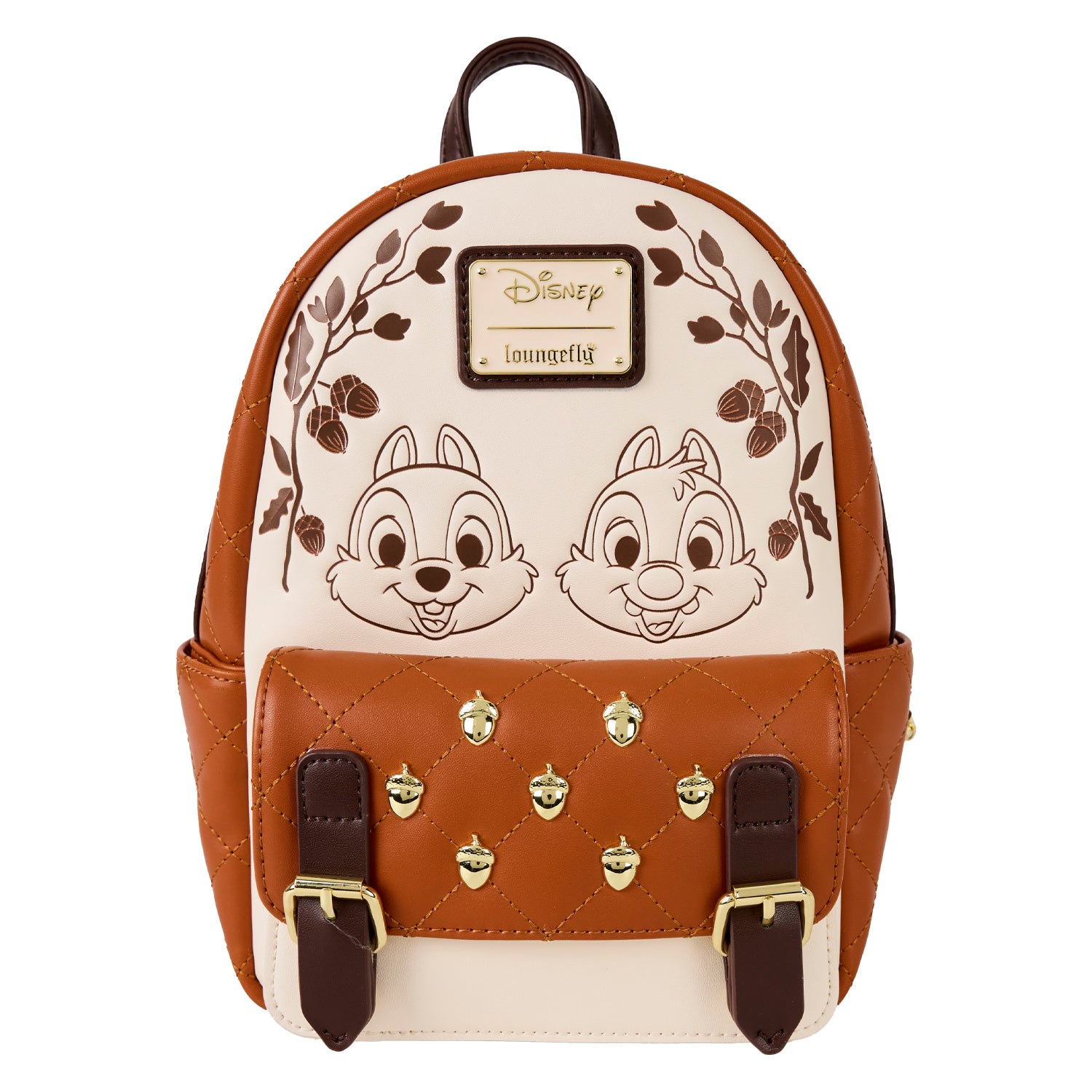 Chip 'n' Dale Acorn Quilted Texture Mini Backpack