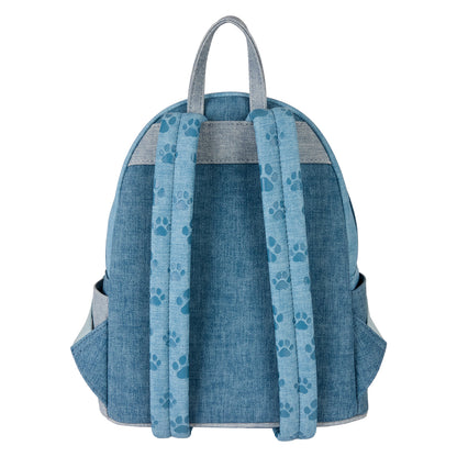 LF DISNEY DOGS & CATS FAUX DENIM MINI BACKPACK