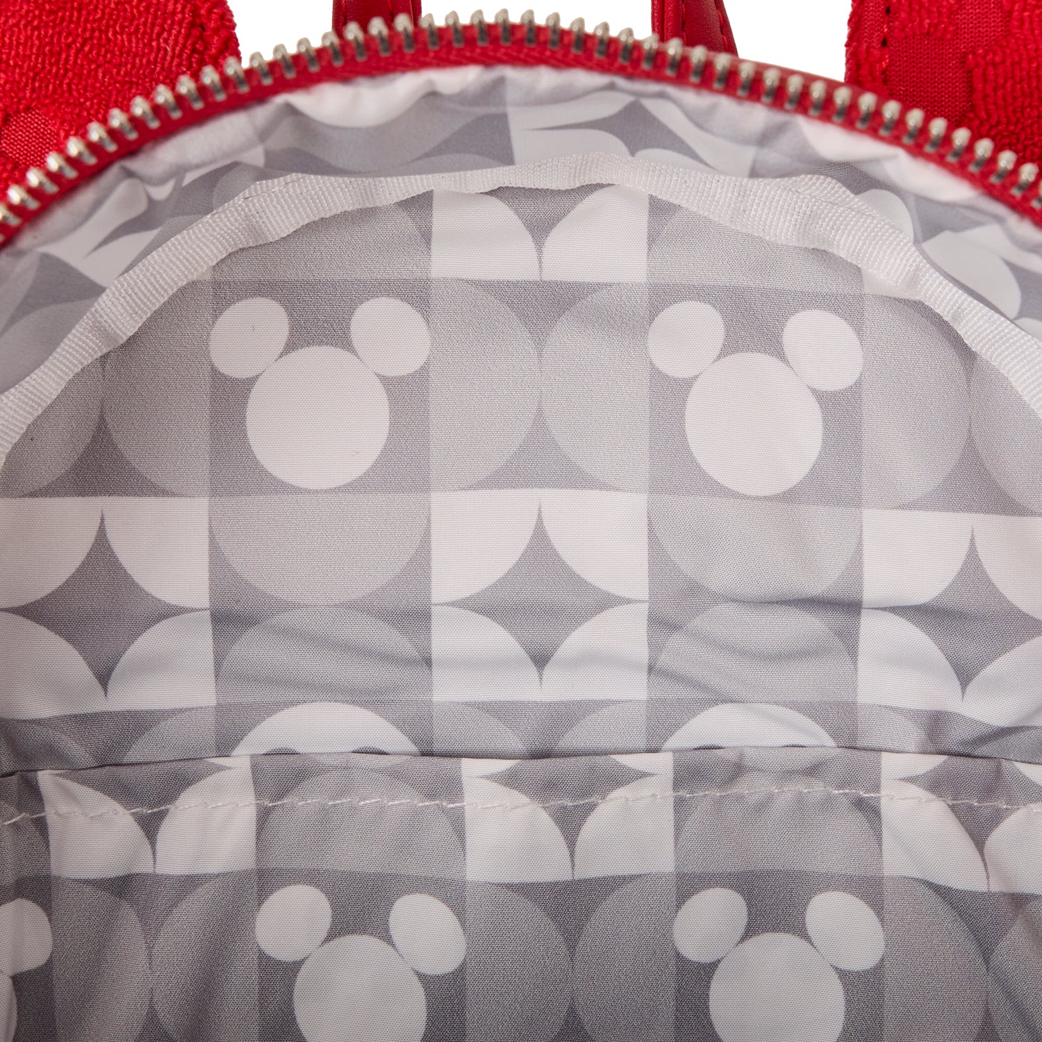 Mickey Mouse All-Over Print Plush Burnout Mini Backpack 4