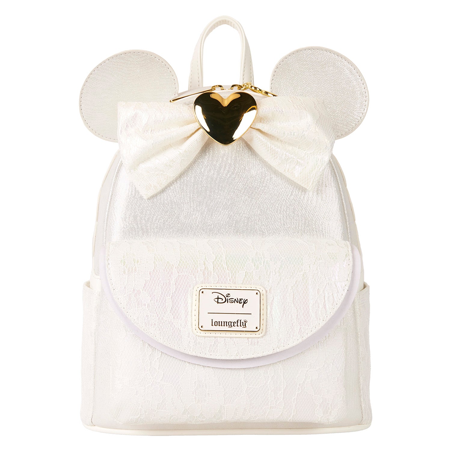 Minnie Mouse Iridescent Lace Wedding Mini Backpack