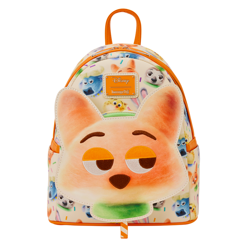 Zootopia 2 Nick Wilde Cotton Candy Cosplay All-Over Print Mini Backpack 1