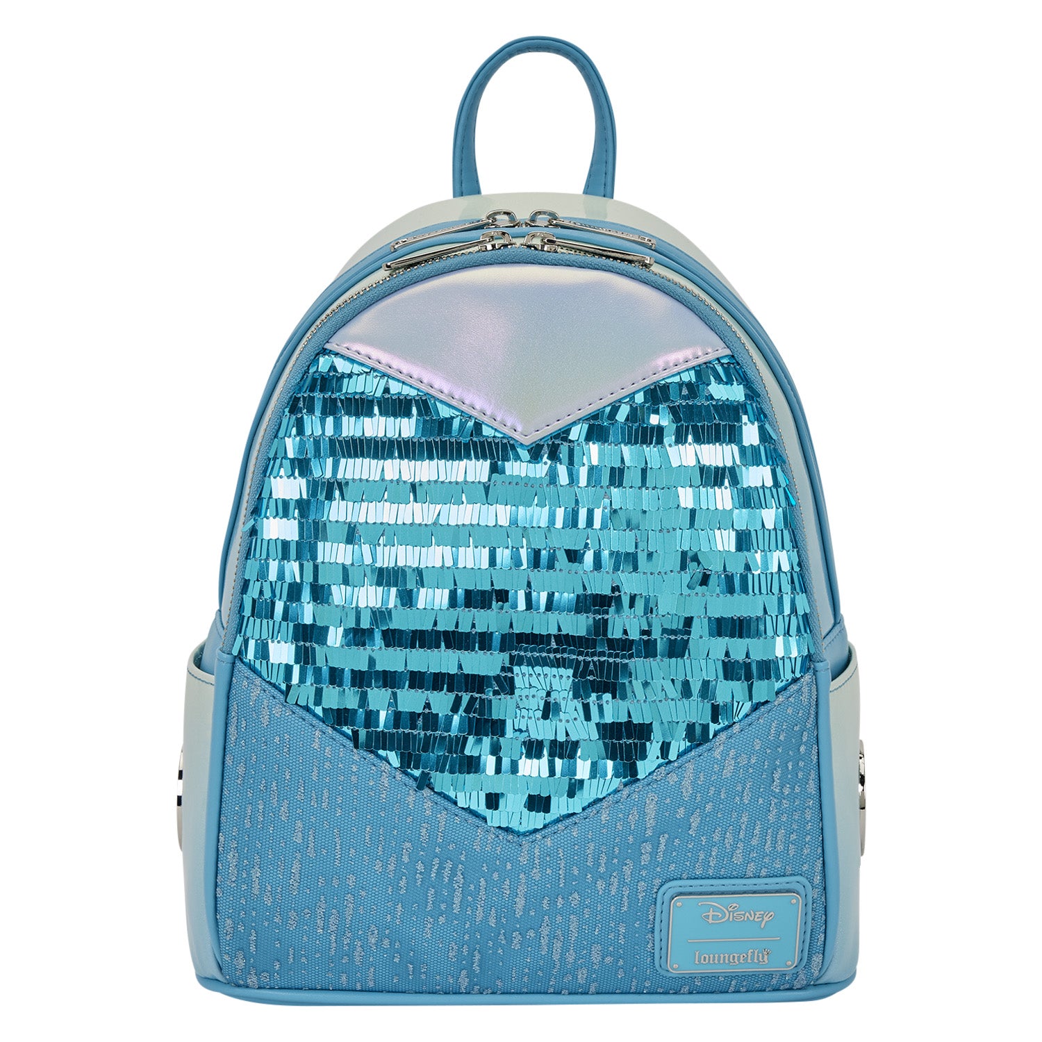 Frozen Princess Elsa Glitter Sequin Cosplay Mini Backpack 1