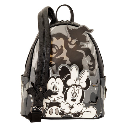 Mickey & Minnie Ghost Light Up Glow Mini Backpack