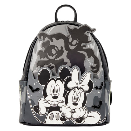 Mickey & Minnie Ghost Light Up Glow Mini Backpack