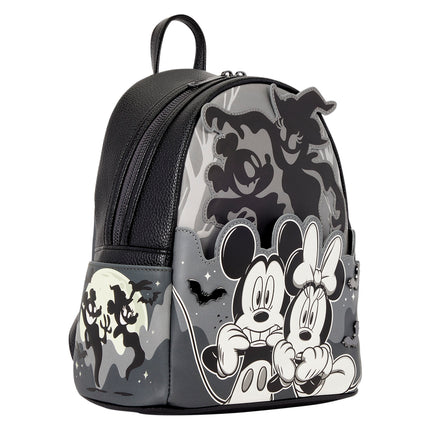 Mickey & Minnie Ghost Light Up Glow Mini Backpack