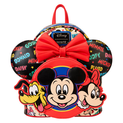 LF DISNEY MICKEY AND FRIENDS CLASSIC EAR HOLDER MINI BACKPACK COMBO