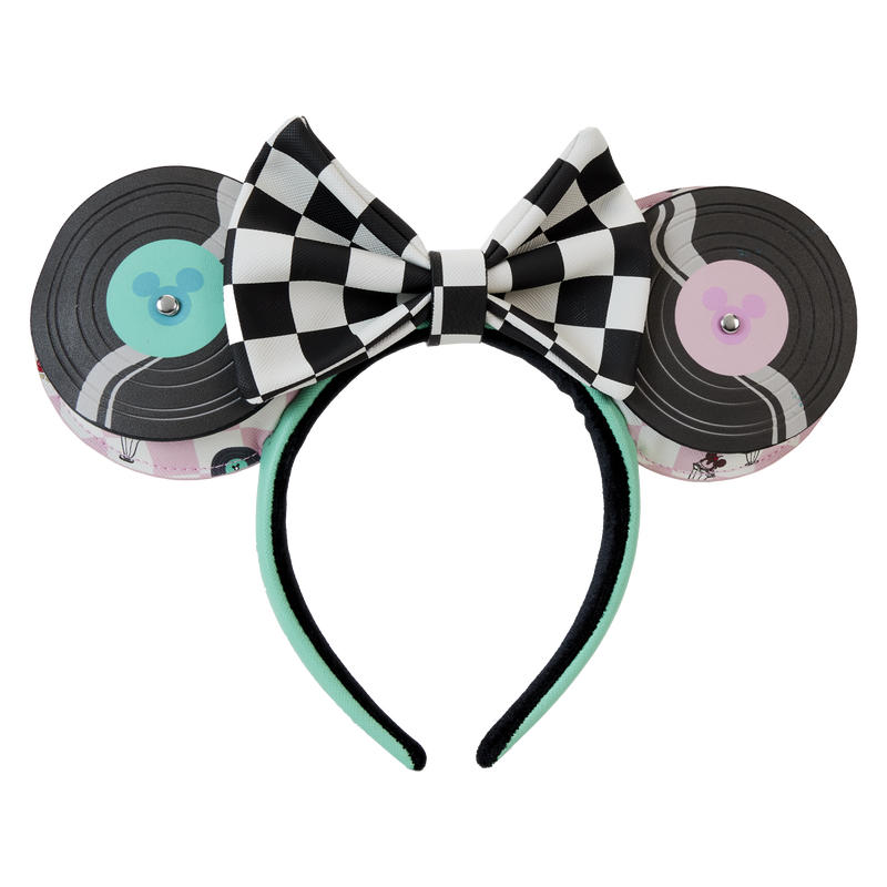 Mickey & Minnie Date Night Diner Jukebox Record Ear Headband