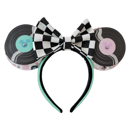 Mickey & Minnie Date Night Diner Jukebox Record Ear Headband