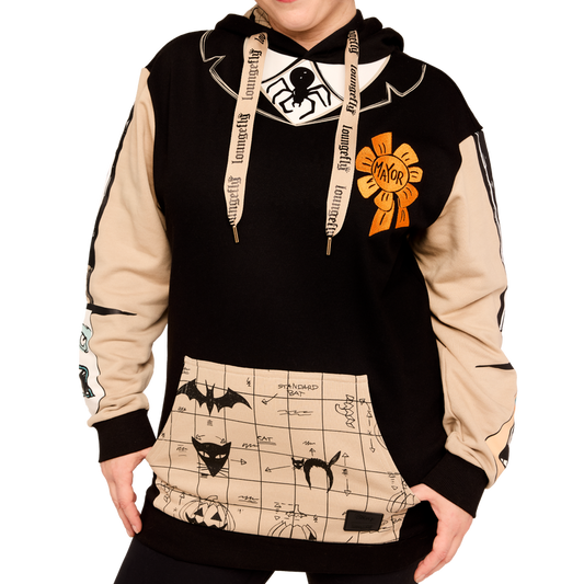 The Nightmare Before Christmas Mayor Cosplay Glow Unisex Hoodie