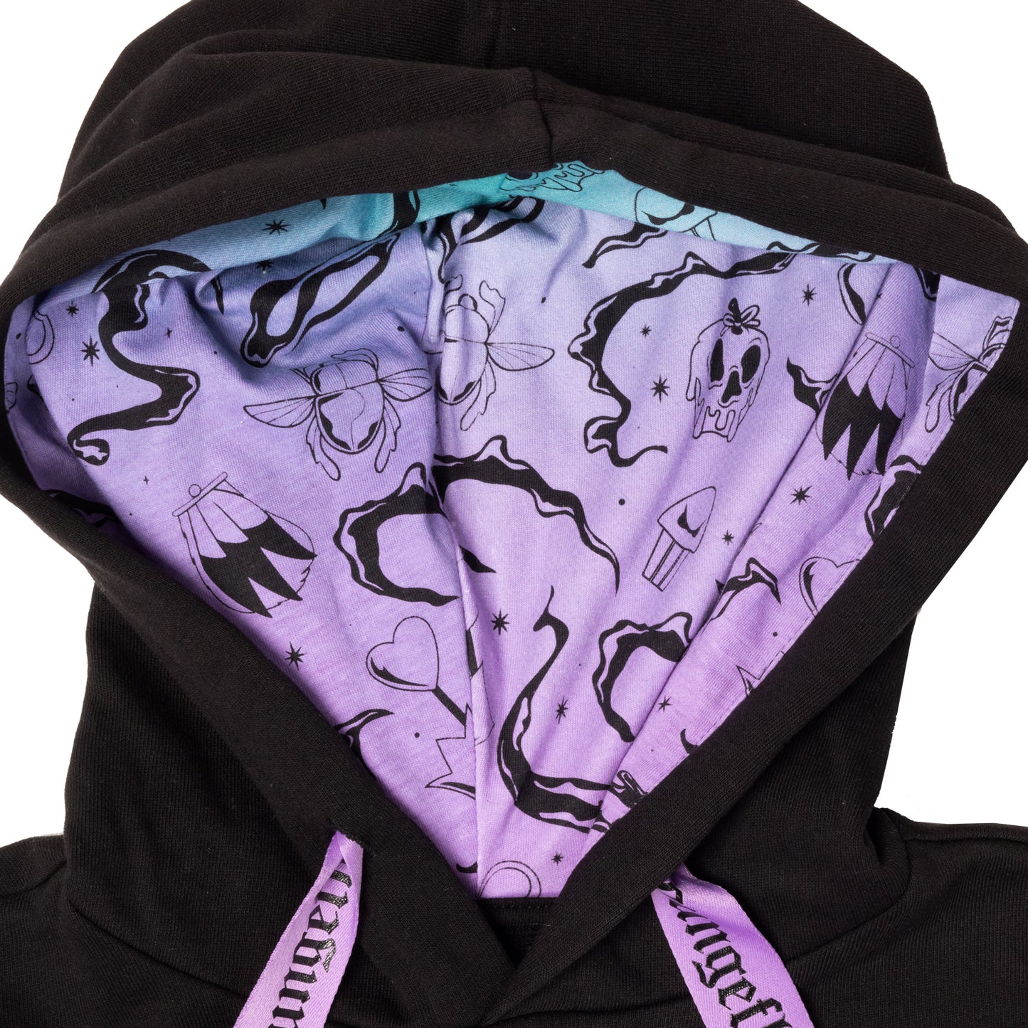 LF DISNEY VILLAINS COLOR BLOCK HOODED SWEATSHIRT