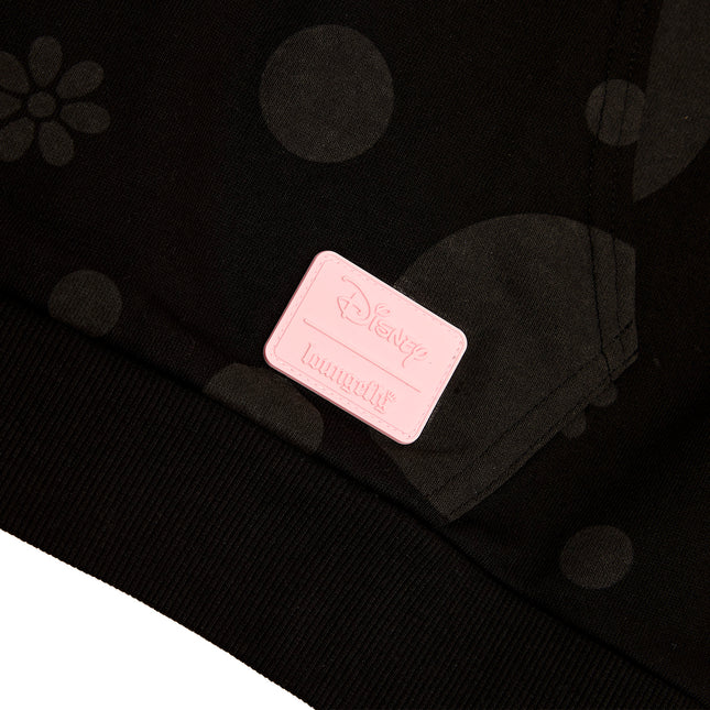 Minnie Floral Rock the Dots Hoodie