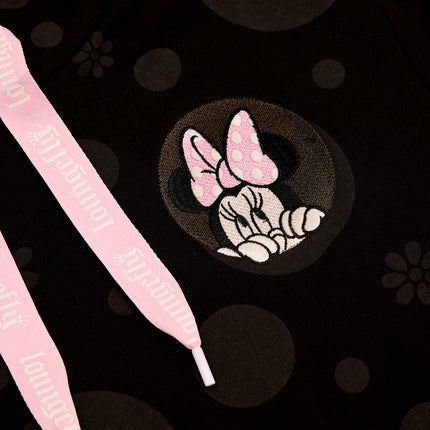 Minnie Floral Rock the Dots Hoodie