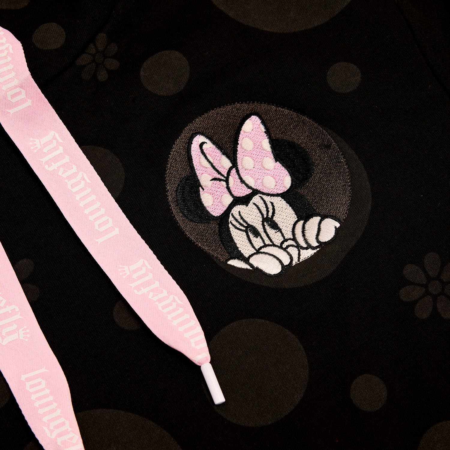 Minnie Floral Rock the Dots Hoodie 3