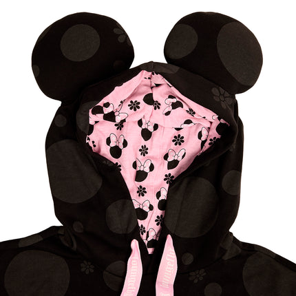 Minnie Floral Rock the Dots Hoodie