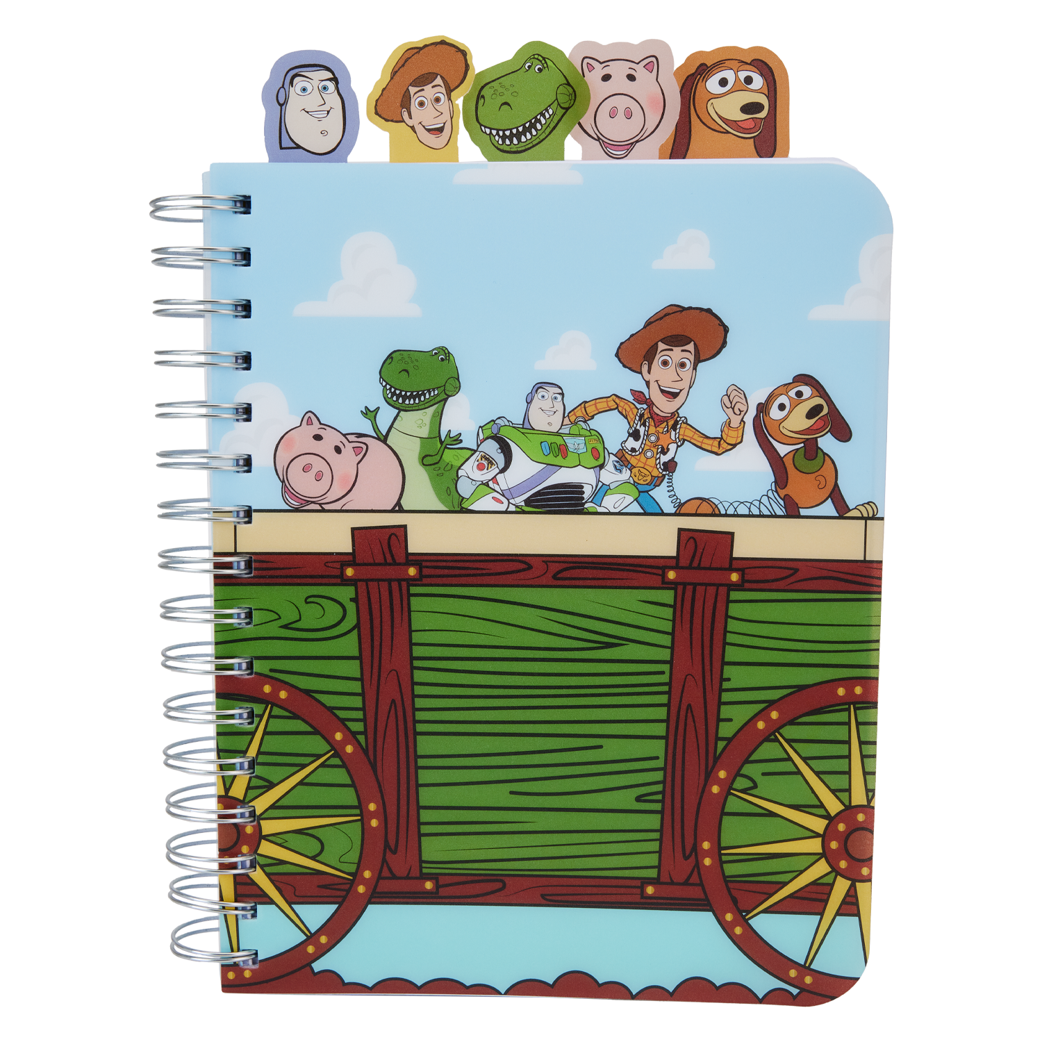 Toy Story Movie Collab Toy Box Stationery Spiral Tab Journal 3