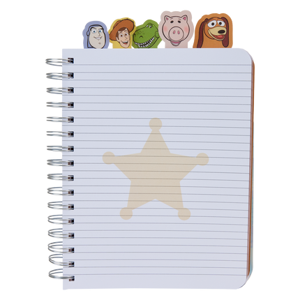 Toy Story Movie Collab Toy Box Stationery Spiral Tab Journal