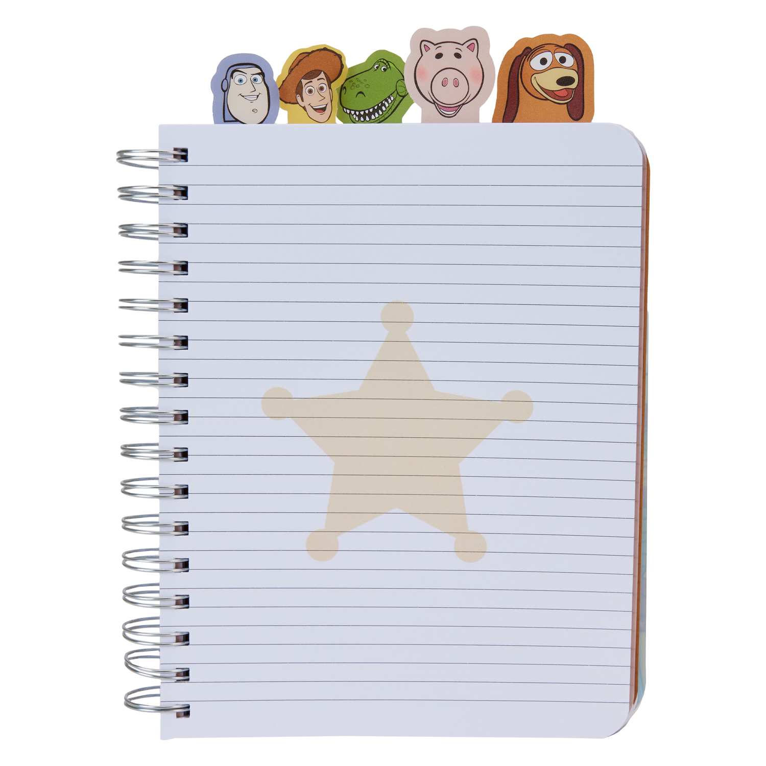 Toy Story Movie Collab Toy Box Stationery Spiral Tab Journal 5