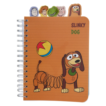 Toy Story Movie Collab Toy Box Stationery Spiral Tab Journal