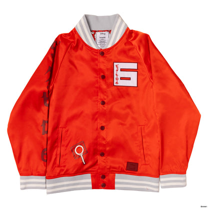 LF DISNEY BIG HERO 6 10TH ANNIVERSARY SATIN BOMBER JACKET