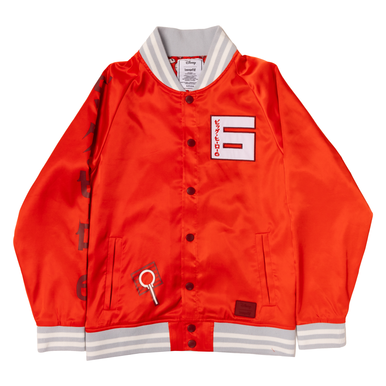 LF DISNEY BIG HERO 6 10TH ANNIVERSARY SATIN BOMBER JACKET 17