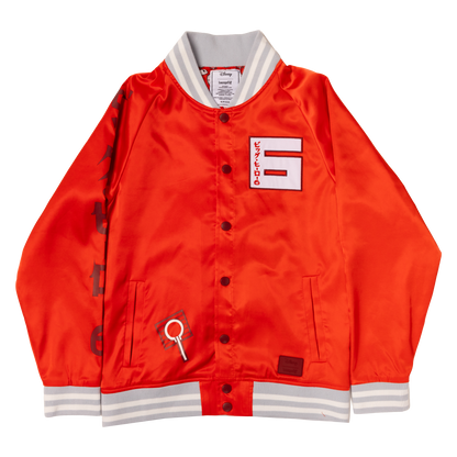 LF DISNEY BIG HERO 6 10TH ANNIVERSARY SATIN BOMBER JACKET