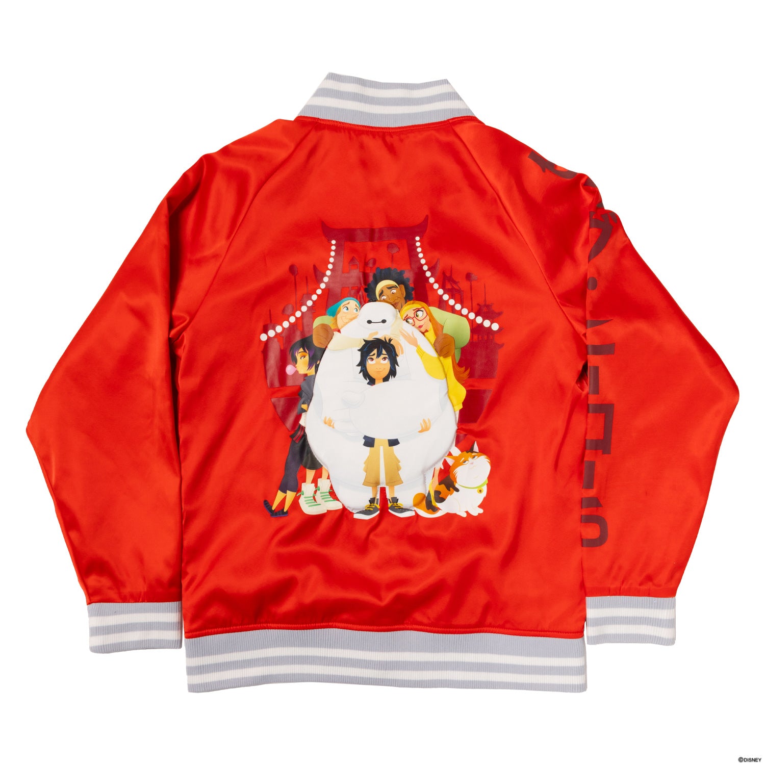 LF DISNEY BIG HERO 6 10TH ANNIVERSARY SATIN BOMBER JACKET 8