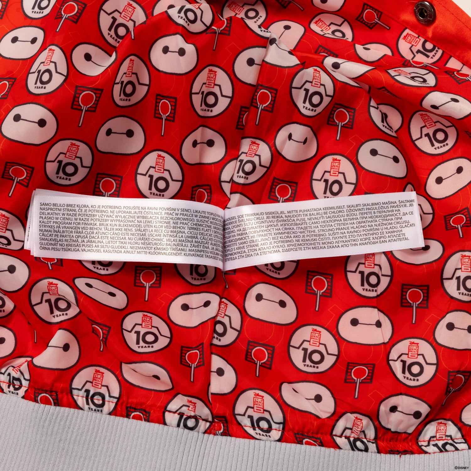 LF DISNEY BIG HERO 6 10TH ANNIVERSARY SATIN BOMBER JACKET 13