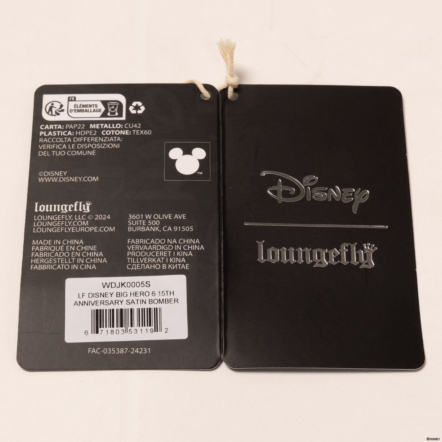 LF DISNEY BIG HERO 6 10TH ANNIVERSARY SATIN BOMBER JACKET 15