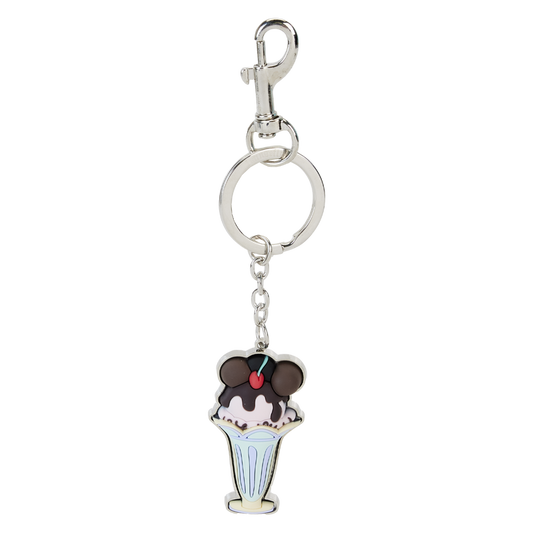 Mickey & Minnie Date Night Ice Cream Keychain