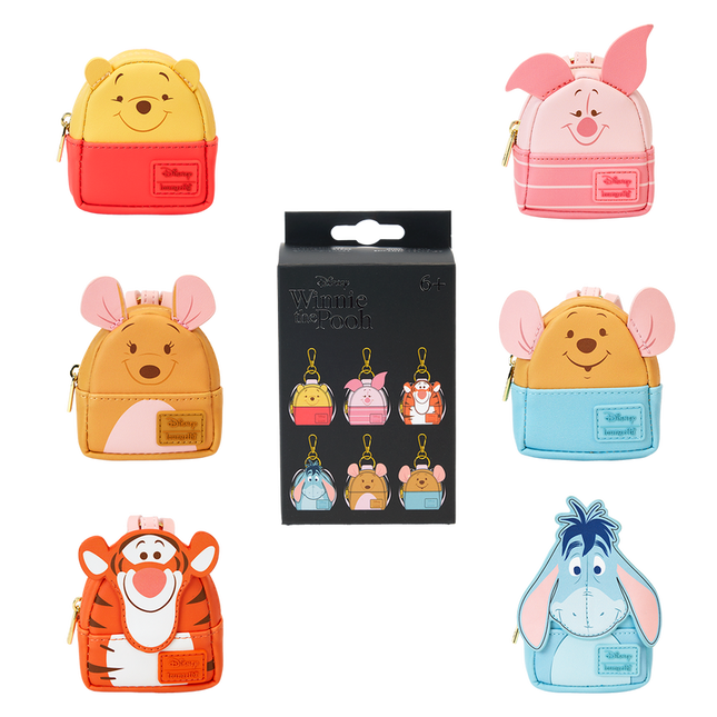 Winnie The Pooh & Friends Cosplay Mystery Mini Backpack Bag Charm