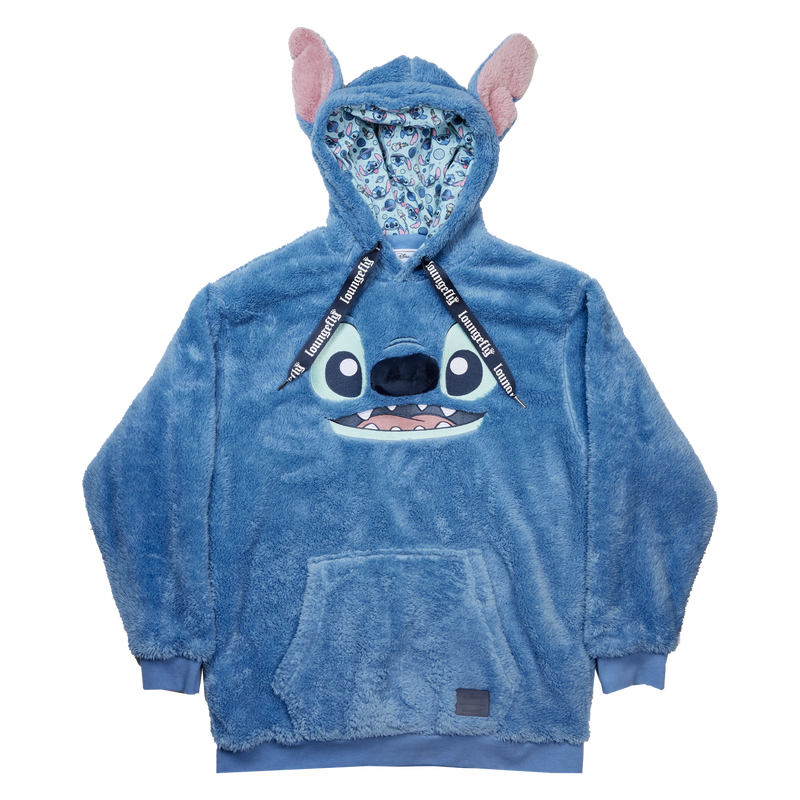 Stitch Plush Sherpa Unisex Hoodie