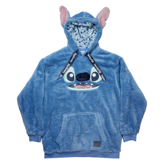 Stitch Plush Sherpa Unisex Hoodie