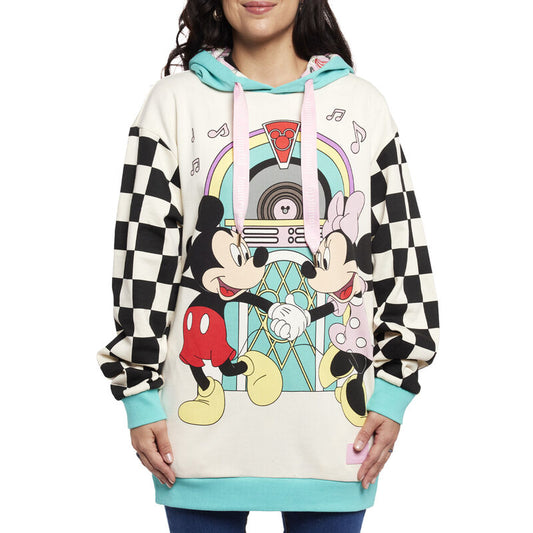 Mickey & Minnie Date Night Diner Jukebox Unisex Hoodie