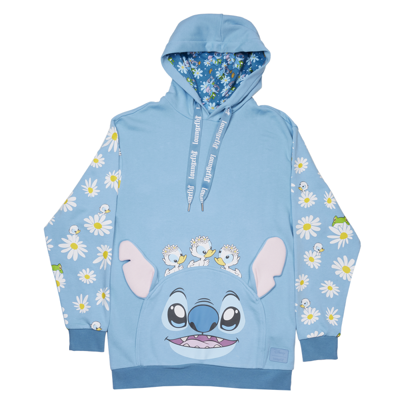 Stitch Springtime Daisy Cosplay Unisex Hoodie