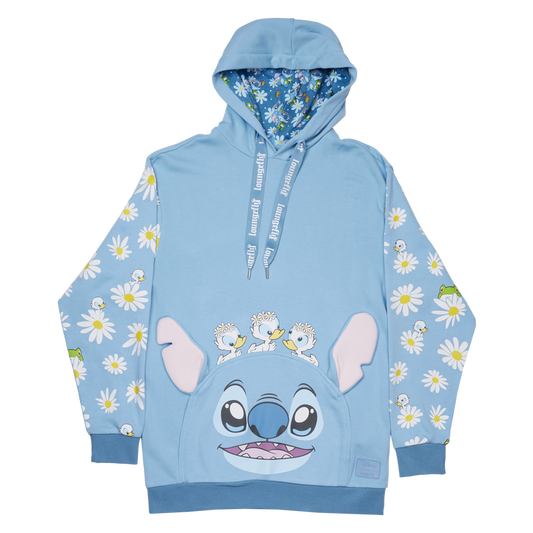 Stitch Springtime Daisy Cosplay Unisex Hoodie