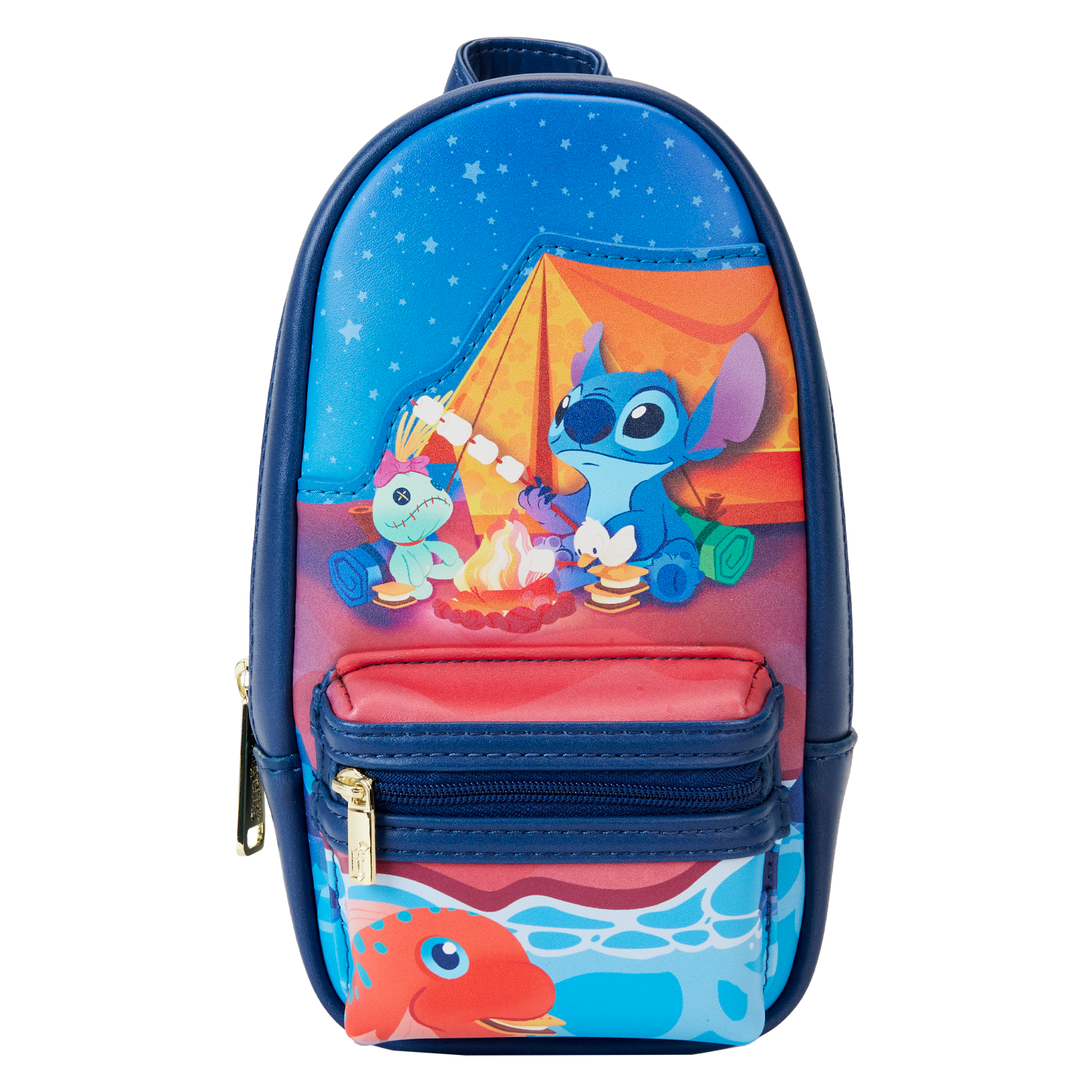 Stitch Camping Cuties Pencil Bag