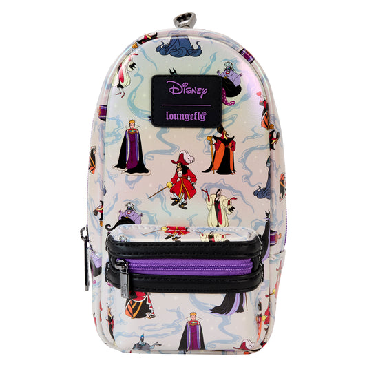 LF DISNEY VILLAINS IRIDESCENT MINI BACKPACK PENCIL CASE