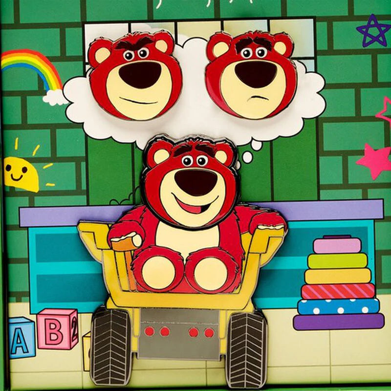 Toy Store Lotso Mixed Emotions Sliding Pin