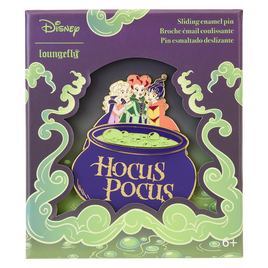 Hocus Pocus Cauldron 3" Collector Box Sliding Pin