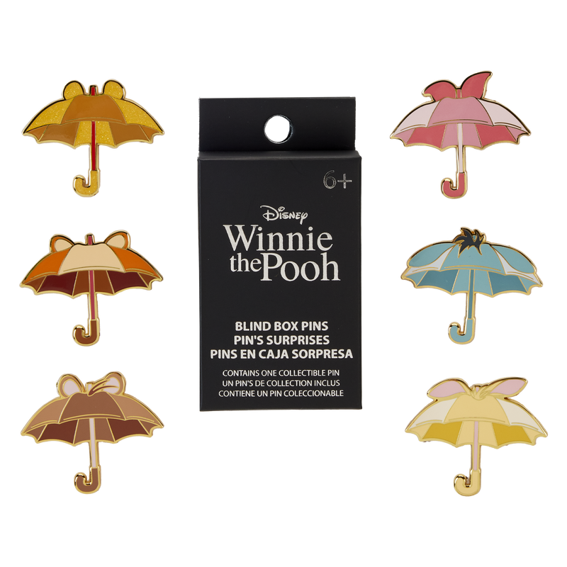 Winnie the Pooh & Friends Rainy Day Umbrella Mystery Box Pin