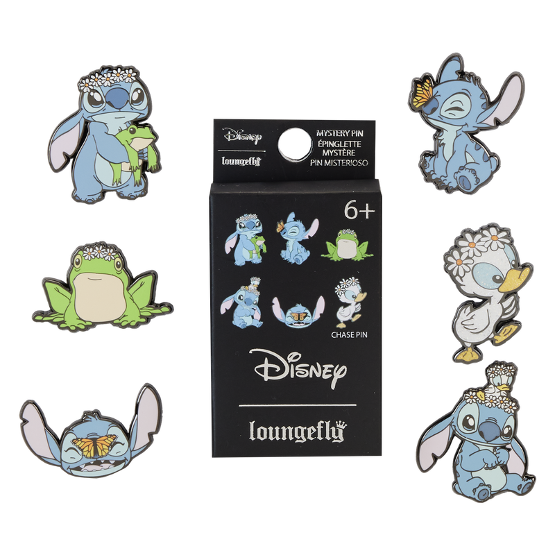 Stitch Springtime Daisy Mystery Box Pin