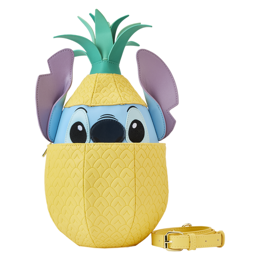 Stitch Shoppe Lilo and Stitch Figural Pineapple Crossbody Bag