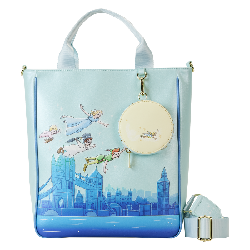 Peter Pan You Can Fly Glow Tote Bag With Coin Bag