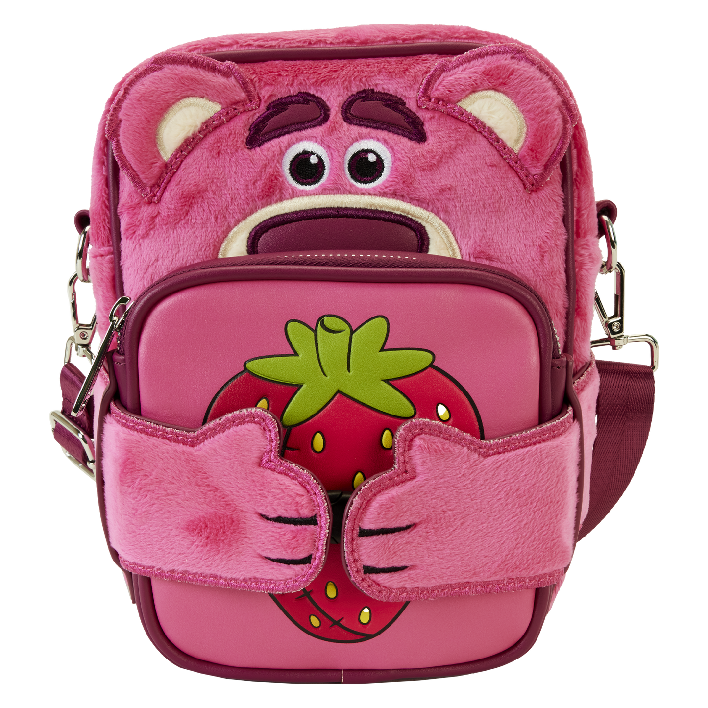 Toy Story Lotso Plush Crossbuddies Cosplay Crossbody Bag with Coin Bag