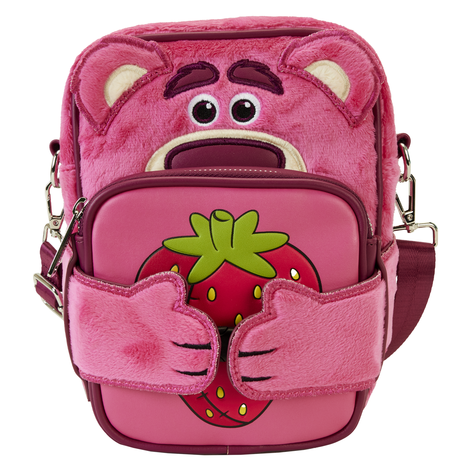 Toy Story Lotso Plush Crossbuddies Cosplay Crossbody Bag with Coin Bag